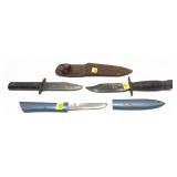 Lot, 3 knives includes filet knife