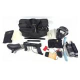 Lot: Tippman 98 Custom Paintball gun with Mask,