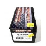Box Berry's .44 Cal. bullets