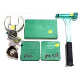 Lot, assorted RCBS reloading tools including
