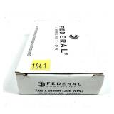 Box of 7.62 x 51mm (.308 WIN) 150-grain FMJ