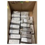 Lot, 25 lbs. of Lyman lead bars-NO SHIPPING