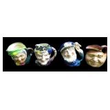 Lot, 4 Large Royal Doulton Character Jugs: Sairy