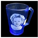 Cobalt Blue Shirley Temple Cup