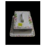 Royal Winton "Apple Blossom" Cheese/Butter Dish