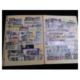 Lot, 4 stock pages, Cook Islands, Dominica,