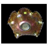 Marigold 10" diameter ruffled edge carnival