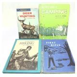 Lot: 4 assorted Vintage Camping/ Hunting/ Gun