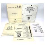 Lot: 5 assorted U.S. military manuals