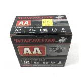 Box of 12 Ga. 2.75" Winchester No. 8 AA light