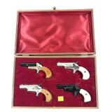 Set of 4 Butler Derringers, 2 3/8" Barrels: