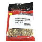 Bag of Winchester .40 S&W unprimed Brass, 100 pcs.