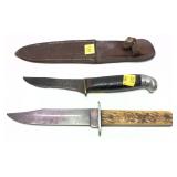 Lot: Vintage LL Bean Knife with sheath and