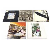 Lot: 5 Vintage Led Zeppelin vinyl records