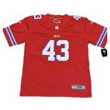 Buffalo Bills Terrell Bernard Red Embroidered