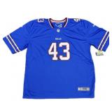 Buffalo Bills Terrell Bernard Blue Embroidered