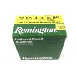 Box of 12 Ga. 2.75" 00 buckshot Remington