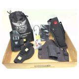 Lot: 4 Assorted Holsters includes: Ruger, Left