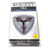 Muzzy 3 pack of broadheads- 100 Gr. 1 1/8"