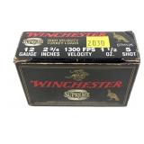 Box of 12 Ga. 2.75" No. 5 Winchester turkey loads,