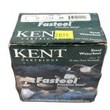 Box of 12 Ga. 3" BB steel Kent waterfowl loads,