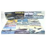 Lot, collection of 10 Warships books #1-10,