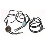 Lot: 3 Bolo Ties