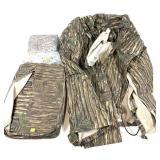 Lot: Real Tree Rain Suit size X-L and Turkey Decoy