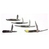 Lot: 5 Assorted folding knives, includes Buck