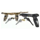 Lot: Toy Guns, includes: 2 Pony Boy Cap guns in