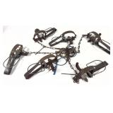 Lot: 6 Blake & Lamb No. 1 Stoploss Traps