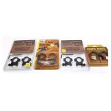 Lot: 4 new sets of scope rings