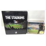 Lot: 2 Hardcover Baseball books- Stadiums and