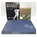 Lot: 3 Hard cover collectible baseball books