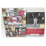Lot: Phillies Baseball hard cover collectible