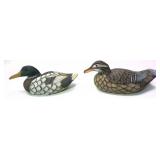 Lot: Pair of duck decoys