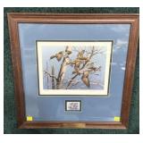 1983 Federal Duck Stamp Print by David Maass, and