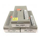x3- Boxes of 9mm Luger 115-grain FMC Magtech