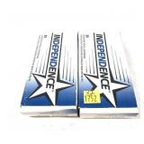 x2- Boxes of 9mm Luger 115-grain FMJ cartridges,