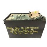 Lot of 1080 rounds of .30 Cal. Carbine Ball M1