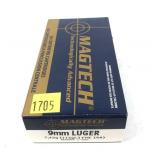 Box of 9mm Luger 115-grain FMC Magtech