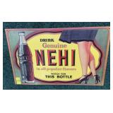 Nehi Soda tin sign- remake dated 1993