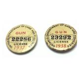 Lot: 2 - 1937 & 1938 Ontario Department of Game