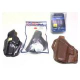 Lot: Left handed holsters: S&W 2 1/2" 19/66,