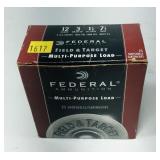 Box of 12 Ga. 2.5" No. 7.5 Federal multi-purpose