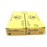 x2- Boxes of 7.62 x 39mm 123-grain metal case UMC