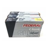 x3- Boxes of 12 Ga. 2.75" Federal rifled hollow