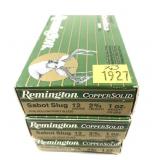 x3- Boxes of 12 Ga. 2.75" copper solid sabot