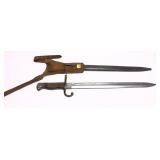 Argentino M-1909 Bayonet with matching scabbard