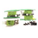 Lot: 4 bags of assorted cartridges, includes